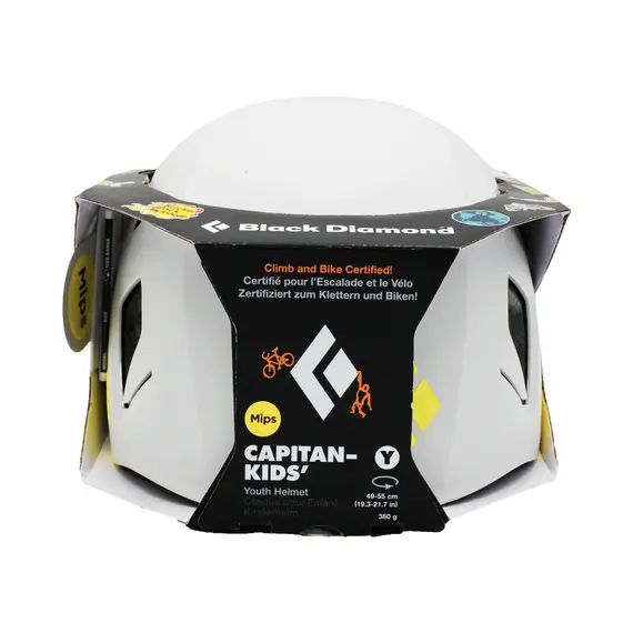 Black Diamond Kask wspinaczkowy dziecięcy MIPS Capitan Helmet Kids żółty, 2 zdjęcie