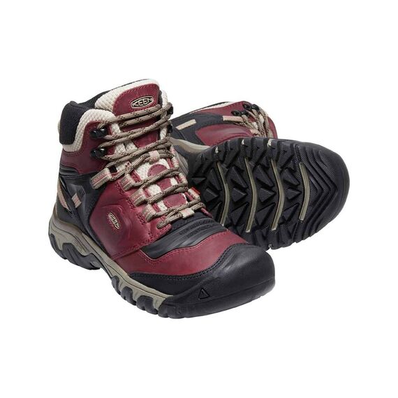 Keen Buty damskie Ridge Flex Mid WP czerwone, Waga: 2, Rozmiar: 36, 6 zdjęcie