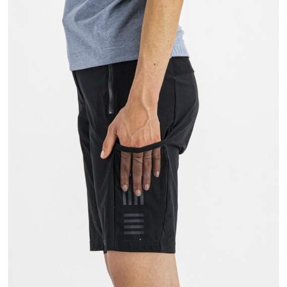 Sportful Spodenki rowerowe damskie Supergiara W Overshort czarne, Kolor: czarny, Waga: 0.5, Rozmiar: S, 2 zdjęcie