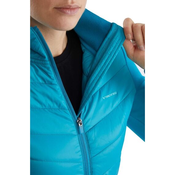 Viking Hybrydowa kurtka damska Becky Pro Primaloft Lady turkusowa r. L, 3 zdjęcie