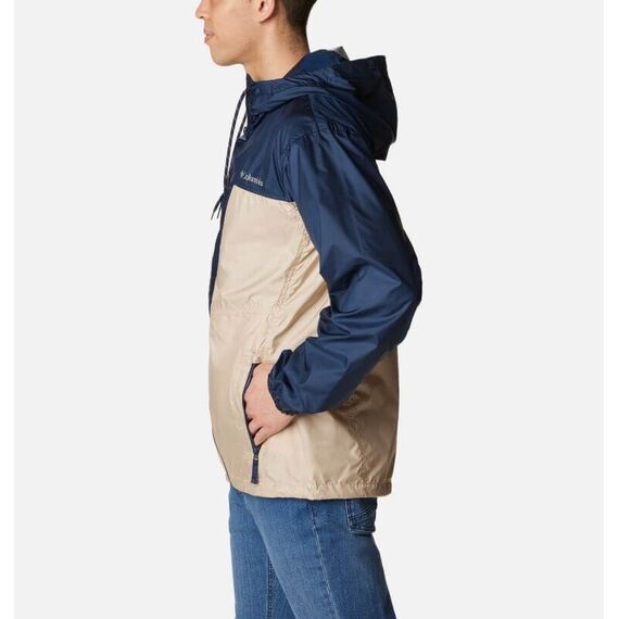 Columbia Kurtka męska Trail Traveler Windbreaker Ancient Fossil niebiesko-beżowa, Kolor: szary, Waga: 1, Rozmiar: M, 6 zdjęcie