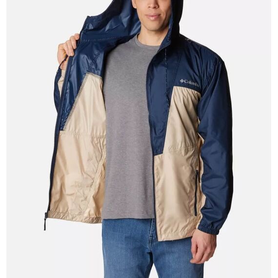 Columbia Kurtka męska Trail Traveler Windbreaker Ancient Fossil niebiesko-beżowa, Kolor: szary, Waga: 1, Rozmiar: M, 4 zdjęcie