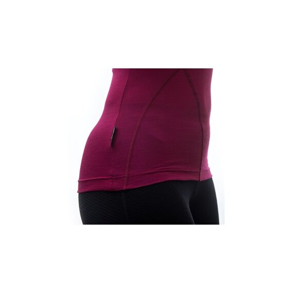 Sensor Koszulka damska MERINO Active Sleeveless lilla, Kolor: fioletowy, Waga: 0.5, Rozmiar: S, 2 zdjęcie