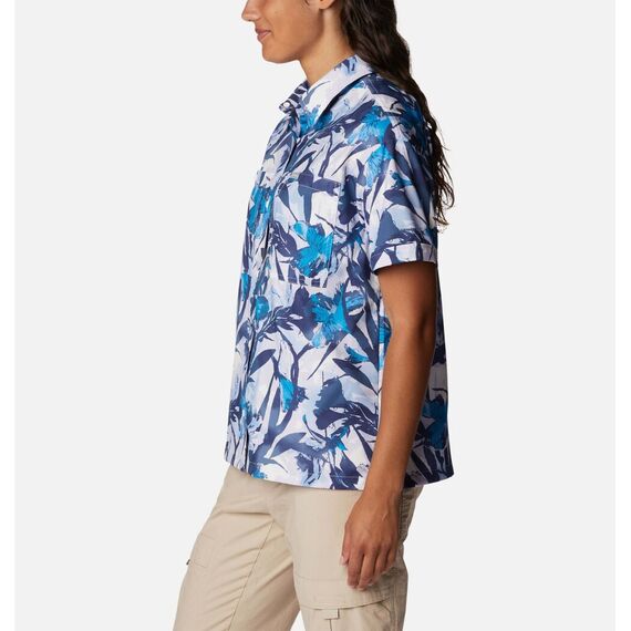 Columbia Koszula damska Silver Ridge Utility Patterned Shirt - White Flowers, Kolor: wielokolorowy, Waga: 1, Rozmiar: S, 4 zdjęcie