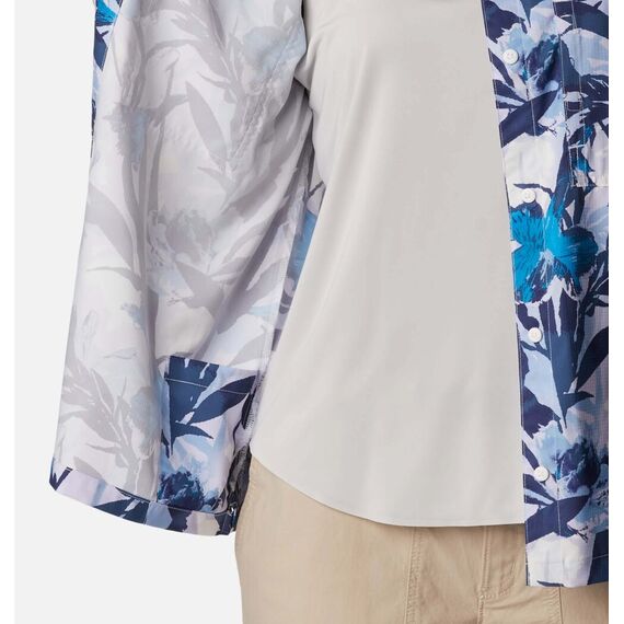 Columbia Koszula damska Silver Ridge Utility Patterned Shirt - White Flowers, Kolor: wielokolorowy, Waga: 1, Rozmiar: S, 2 zdjęcie