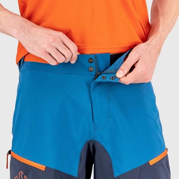 Karpos Spodenki 3/4 rowerowe męskie MTB Val Federia Evo Short niebieskie r. M, 4 zdjęcie