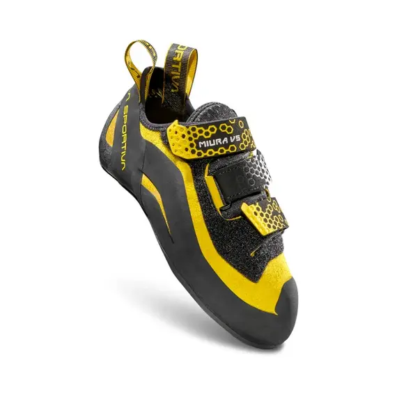 La Sportiva Buty wspinaczkowe męskie Miura VS czarno-żółte, Waga: 2, Rozmiar: 44, 4 zdjęcie
