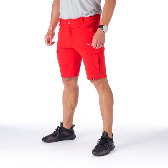 Northfinder Krótkie elastyczne spodenki męskie Irvin - czerwone, Kolor: czerwony, Waga: 1, Rozmiar: XL, 7 zdjęcie