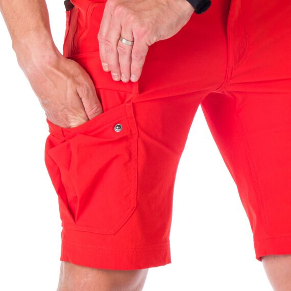 Northfinder Krótkie elastyczne spodenki męskie Irvin - czerwone, Kolor: czerwony, Waga: 1, Rozmiar: XL, 4 zdjęcie