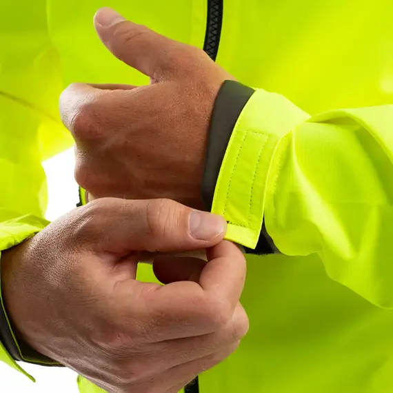 Pearl Izumi Kurtka przeciwdeszczowa męska Monsoon Wxb - Screaming Yellow, Waga: 1, Rozmiar: L, 5 zdjęcie