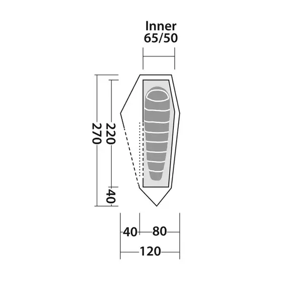 Robens Namiot Arrow Head niebieski, 4 zdjęcie