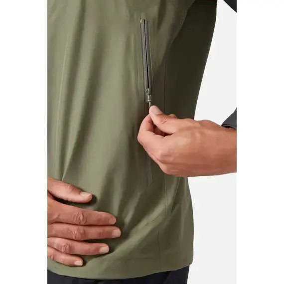 Rab Kurtka przeciwdeszczowa męska Namche Paclite Jacket zielona r. XL, 2 zdjęcie