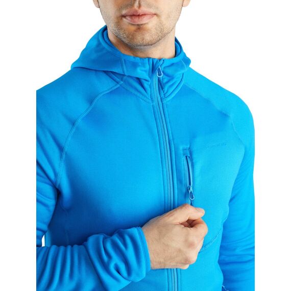 Viking Bluza męska Polartec PowerStretch Jukon Hoodie Man niebieska, Kolor: niebieski, Waga: 0.5, Rozmiar: M, 6 zdjęcie