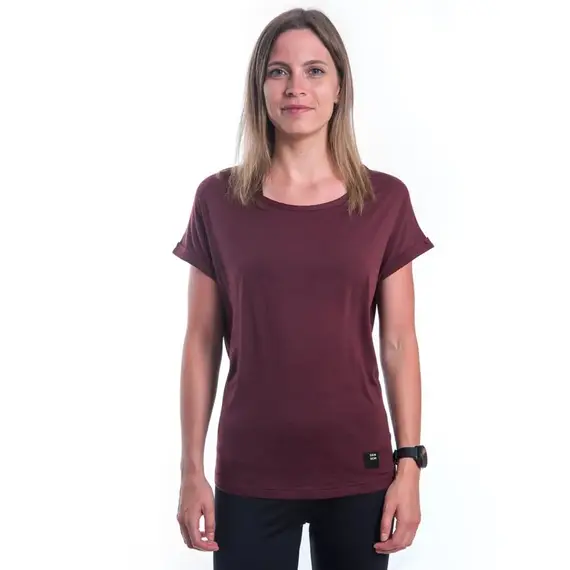 Sensor Koszulka damska Merino Air Traveller Tee SS - port red, Kolor: czerwony, Waga: 0.5, Rozmiar: L, 3 zdjęcie Sensor Koszulka damska Merino Air Traveller Tee SS - port red, Kolor: czerwony, Waga: 0.5, Rozmiar: L, 3 zdjęcie