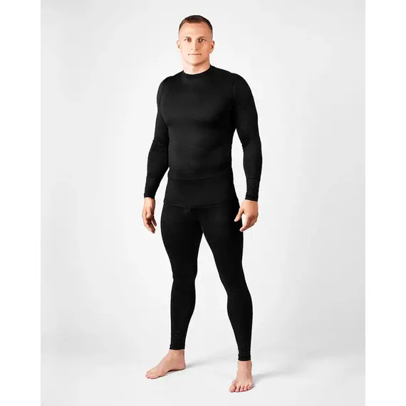 Redline Legginsy męskie 100% Merino Saxon 2.0 - czarne, Waga: 0.8, Rozmiar: XXL, 3 zdjęcie