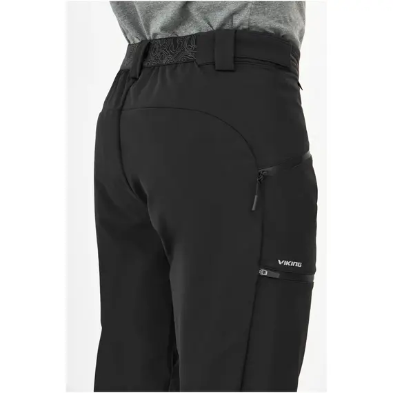 Viking Zimowe spodnie trekkingowe męskie Expander Warm Man Pants - czarne, Kolor: czarny, Waga: 1, Rozmiar: S, 3 zdjęcie Viking Zimowe spodnie trekkingowe męskie Expander Warm Man Pants - czarne, Kolor: czarny, Waga: 1, Rozmiar: S, 3 zdjęcie