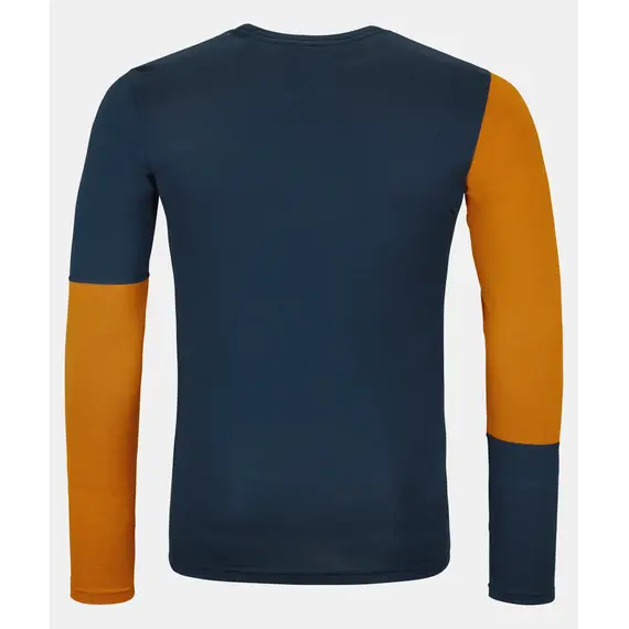 Ortovox Koszulka męska 185 Rock'N'Wool Long Sleeve granatowa, Kolor: niebieski, Waga: 0.5, Rozmiar: L, 2 zdjęcie