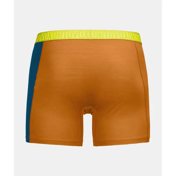 Ortovox Bokserki męskie 150 Essential Boxer Briefs pomarańczowe, Kolor: inny, Waga: 0.5, Rozmiar: S, 2 zdjęcie