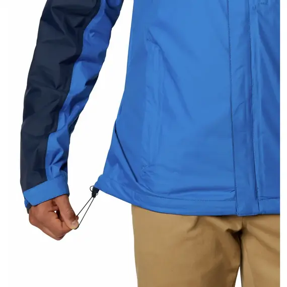 Columbia Kurtka przeciwdeszczowa męska Pouring Adventure II Bright Indigo / Navy r. XXL, 2 zdjęcie