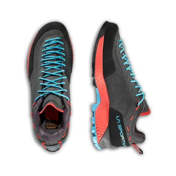 La Sportiva Buty podejściowe damskie TX Guide Woman szaro-pomarańczowe, Waga: 2, Rozmiar: 41, 4 zdjęcie