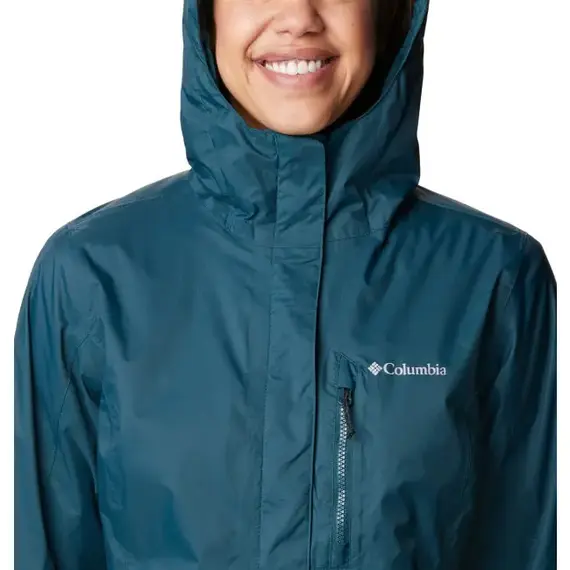 Columbia Damska kurtka przeciwdeszczowa Pouring Adventure II Jacket niebieska, Kolor: niebieski, Waga: 1, Rozmiar: S, 8 zdjęcie