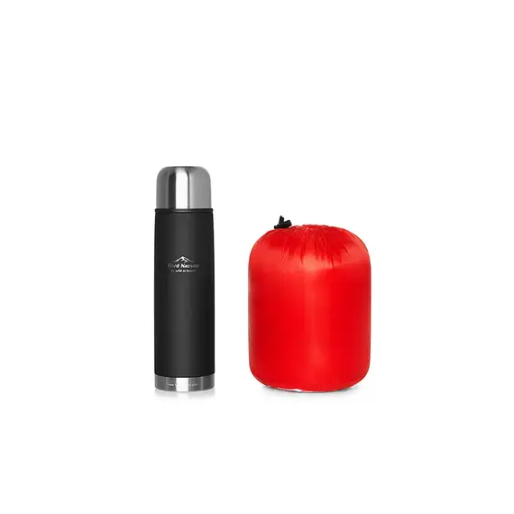 Fjord Nansen Śpiwór puchowy z puchu gęsiego Svalbard 300 Goose XL czerwony, 4 zdjęcie