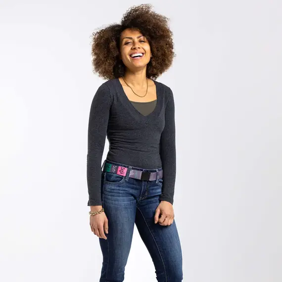 Arcade Elastyczny pasek do spodni Grateful Dead Still Dead -Ash, 2 zdjęcie