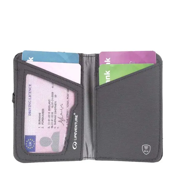 Lifeventure Portfel turystyczny RFID Card Wallet - Recycled Grey, 4 zdjęcie