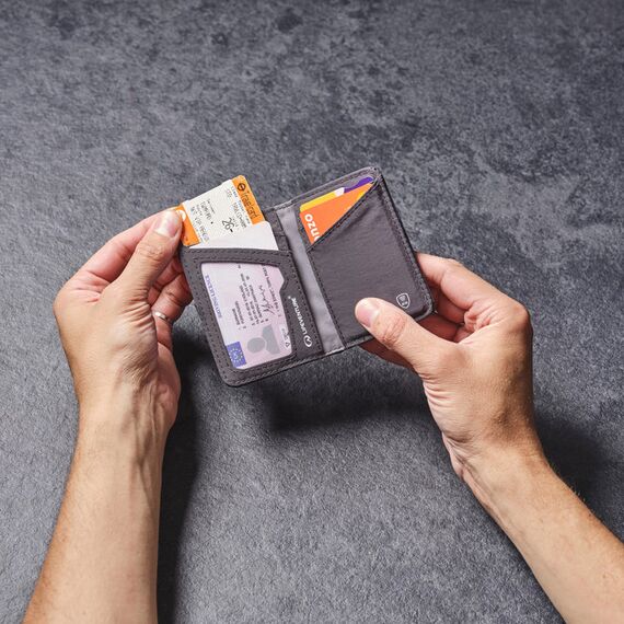 Lifeventure Portfel turystyczny RFID Card Wallet - Recycled Grey, 2 zdjęcie