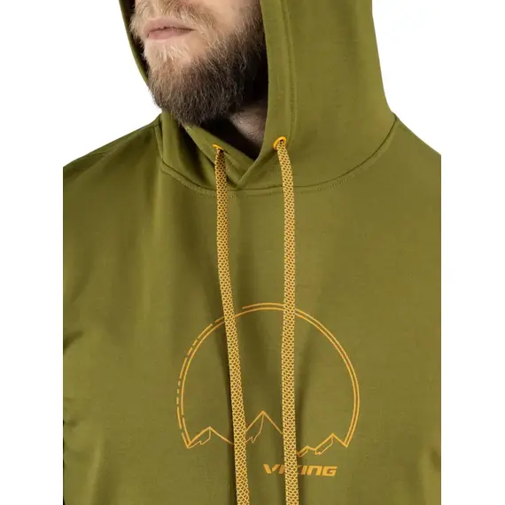 Viking Bluza męska Panaka Hoodie Bamboo Man zielona, Kolor: zielony, Waga: 1, Rozmiar: XL, 4 zdjęcie