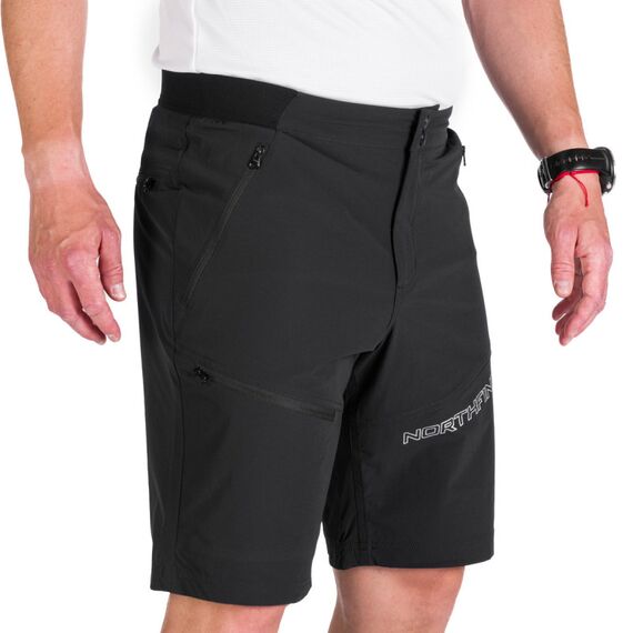 Northfinder Elastyczne spodenki męskie Bryon - Black, Waga: 1, Rozmiar: L, 3 zdjęcie