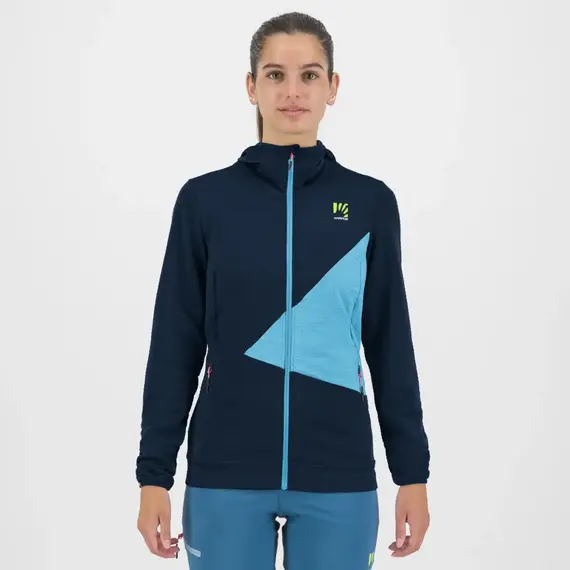 Karpos Bluza polarowa damska Nuvolau Fleece niebieska, Waga: 1, Rozmiar: S, 3 zdjęcie
