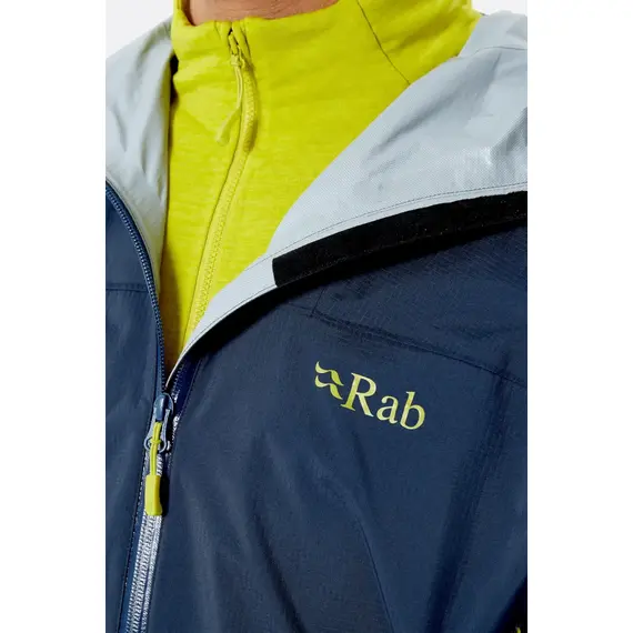 Rab Kurtka membranowa męska Downpour Plus 2.0 Jacket niebieska r. XL, 7 zdjęcie