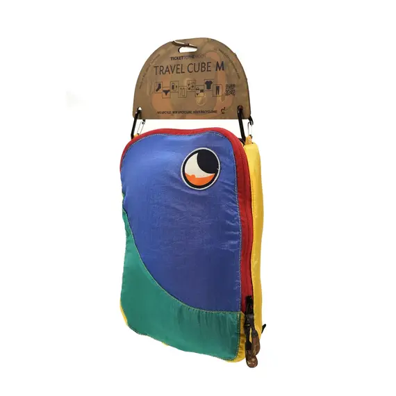 Ticket To The Moon organizer Travel Cube Burgundy / Dark Green, Waga: 0.5, Pojemność (litry): 2.7, 2 zdjęcie