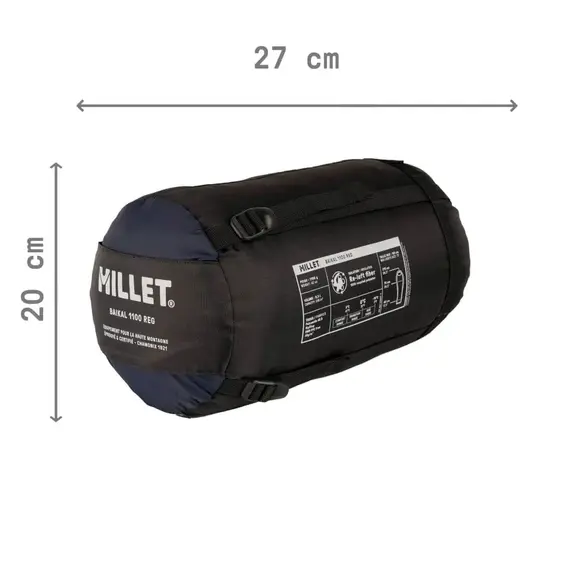Millet Śpiwór Baikal 1100 Regular granatowy, 2 zdjęcie