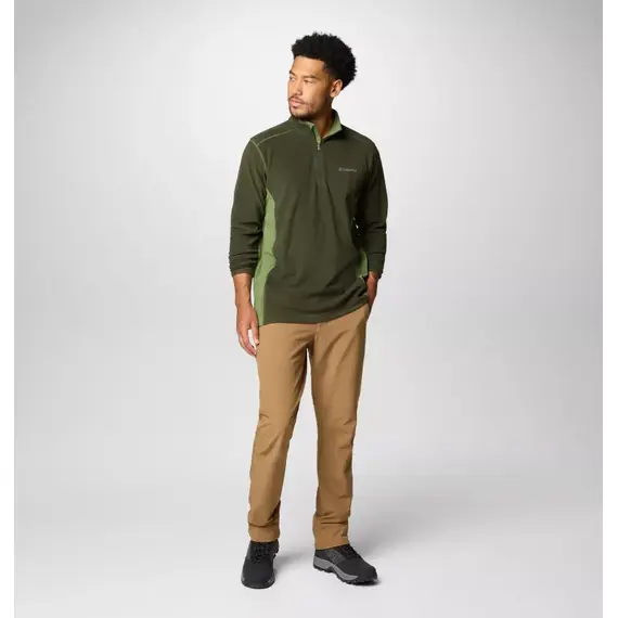 Columbia bluza polarowa męska Klamath Range II Half Zip Greenscape, Kolor: zielony, Waga: 0.5, Rozmiar: S, 4 zdjęcie