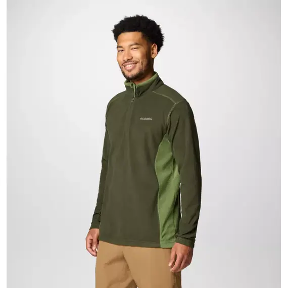 Columbia bluza polarowa męska Klamath Range II Half Zip Greenscape, Kolor: zielony, Waga: 0.5, Rozmiar: S, 3 zdjęcie