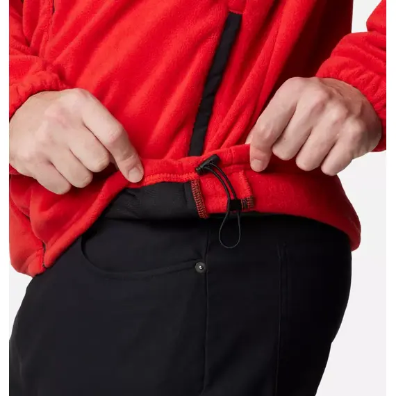 Columbia bluza polarowa męska Sage Peak™ Full Zip Fleece Sail czerwono-czarna, Waga: 0.5, Rozmiar: S, 3 zdjęcie