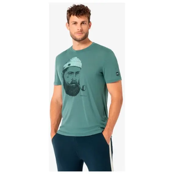 Super.Natural koszulka męska merino Sailor Tee balsam green, Waga: 0.5, Rozmiar: XL, 3 zdjęcie