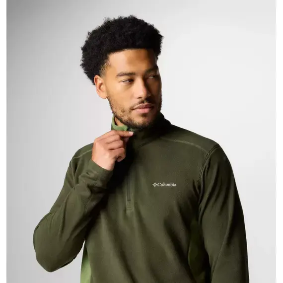 Columbia bluza polarowa męska Klamath Range II Half Zip Greenscape, Kolor: zielony, Waga: 0.5, Rozmiar: L, 2 zdjęcie