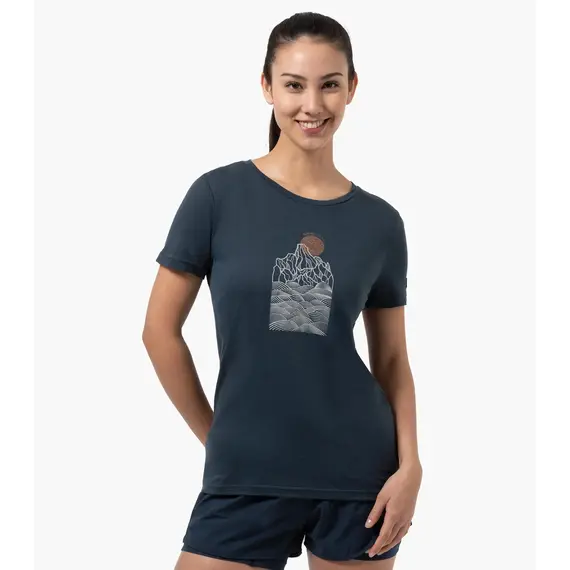 Super.Natural koszulka damska merino Preikestolen Tee niebieska, Kolor: niebieski, Waga: 0.5, Rozmiar: L, 3 zdjęcie