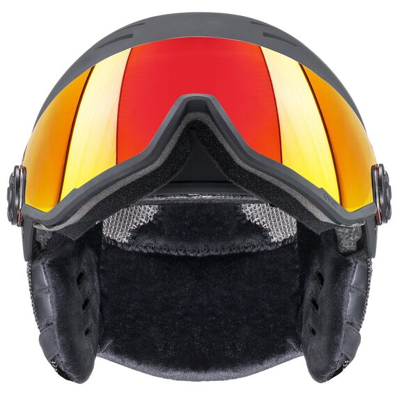 Kask narciarski UVEX Wanted Visor, Kolor: czarny, Rozmiar: 59-61, 5 zdjęcie