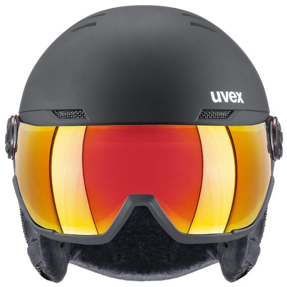 Kask narciarski UVEX Wanted Visor, Kolor: czarny, Rozmiar: 59-61, 2 zdjęcie