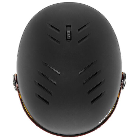 Kask narciarski UVEX Wanted Visor, Kolor: czarny, Rozmiar: 59-61, 3 zdjęcie