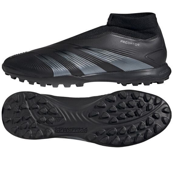 ADIDAS PREDATOR buty piłkarskie męskie turfy ze skarpetą IG7716 czarne, Kolor: czarny, Waga: 0.4, Rozmiar: 43 1/3