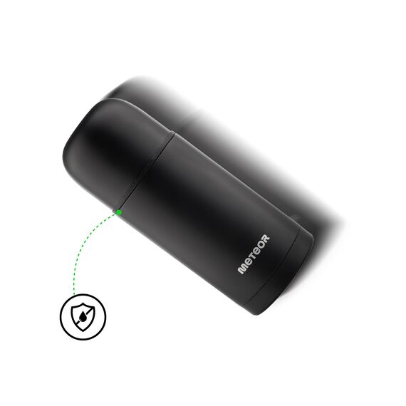 METEOR termos turystyczny na gorące napoje czarny, Kolor: czarny, Waga: 0.2, Pojemność (ml): 750, 13 zdjęcie