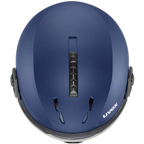 Kask narciarski UVEX Instinct Visor, Kolor: granatowy, Waga: 0.5, Rozmiar: 56-58, 4 zdjęcie