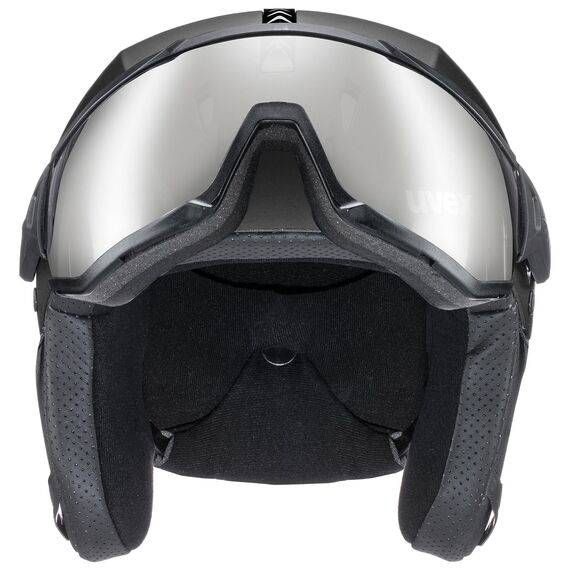UVEX INSTINCT VISOR kask narciarski hardshell z goglami czarny, Kolor: czarny, Rozmiar: 56-58, 4 zdjęcie