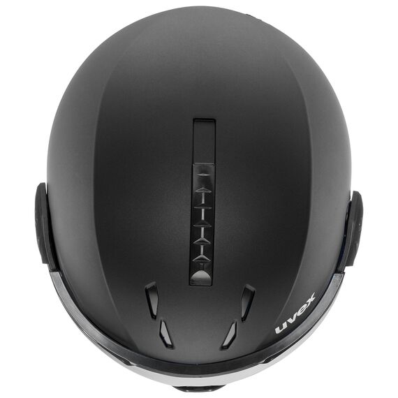 UVEX INSTINCT VISOR kask narciarski hardshell z goglami czarny, Kolor: czarny, Rozmiar: 53-56, 2 zdjęcie UVEX INSTINCT VISOR kask narciarski hardshell z goglami czarny, Kolor: czarny, Rozmiar: 53-56, 2 zdjęcie