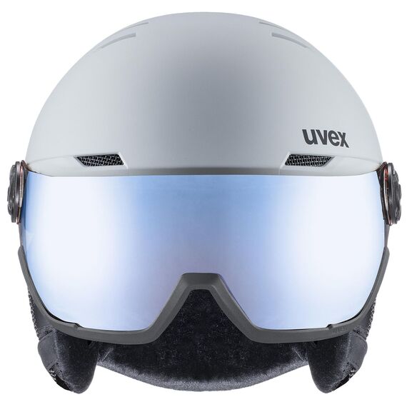 UVEX WANTED VISOR kask narciarski z technologią hardshell szary, Kolor: szary, Rozmiar: 59-61, 3 zdjęcie